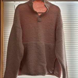 SKIMS Pink Cozy Knit Pullover